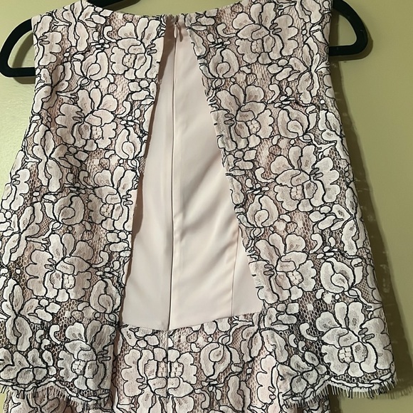 Antonio Melani Emma Lace pink black Dress  size 2 - Picture 4 of 10